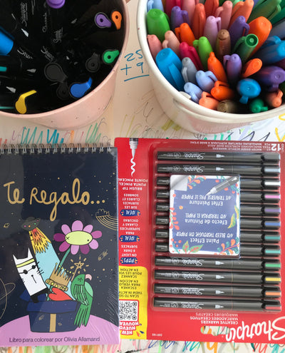 Te Regalo + Sharpie acrílicos punta Pincel