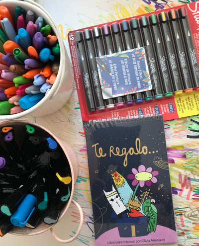 Te Regalo + Sharpie acrílicos punta Bala