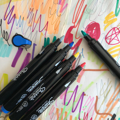 Imaginario + Sharpie acrílicos punta Bala