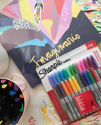 Imaginario + Sharpie punta fina