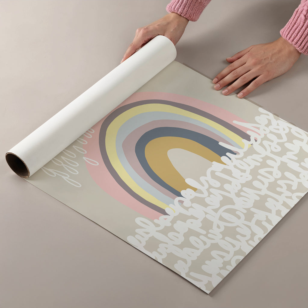 Arcoíris con Rosado