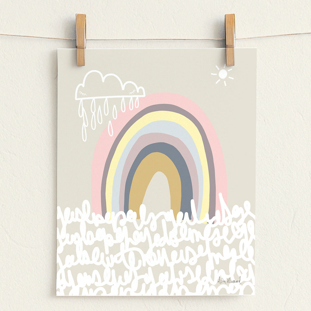 Arcoíris con Rosado