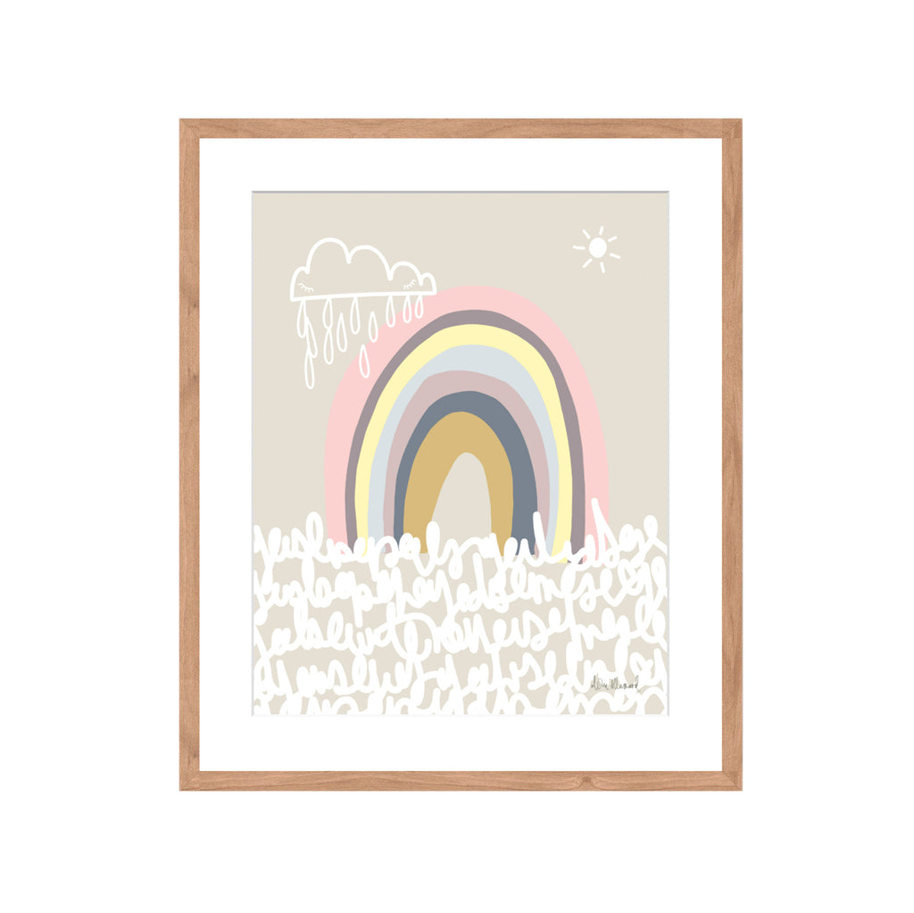 Arcoíris con Rosado