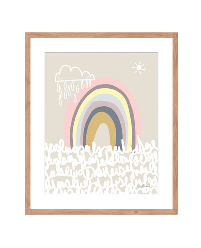 Arcoíris con Rosado