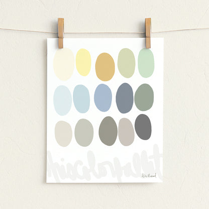 Color Palette Blue