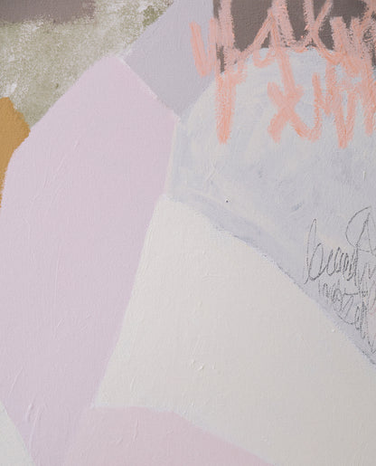 Rosado con texto coral