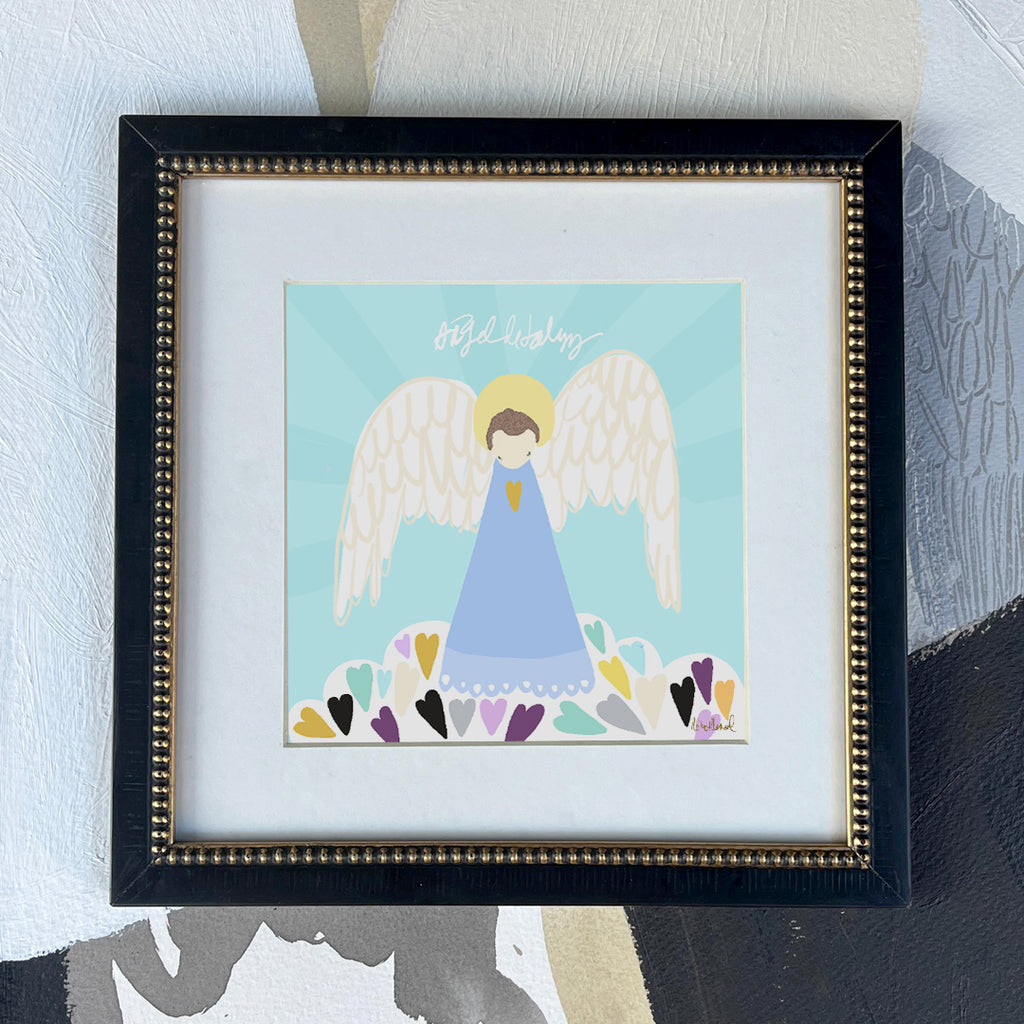 Ángel corazones