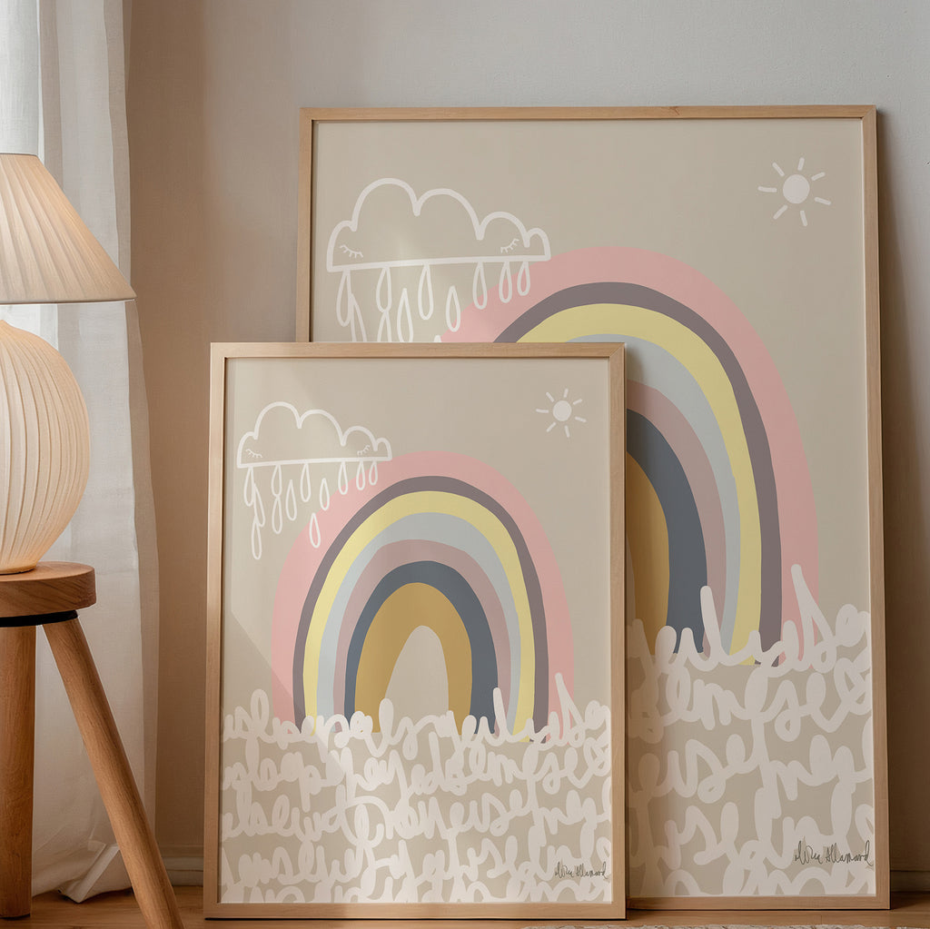 Arcoíris con Rosado